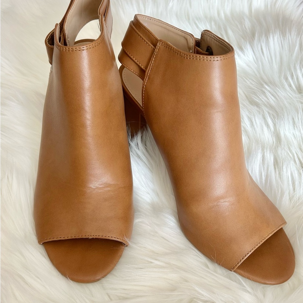 Joe Fresh Tan Ankle Boots with Adjustable Strap
